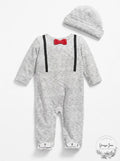 First Impressions Baby Boys Girls 2-Pc. Hat and Footed Coverall Set