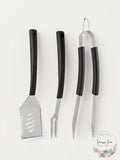 Just Grillin 3-Piece BBQ Kickstand Tool Set