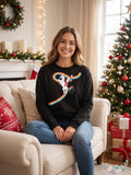 Alex Stevens Unisex Unicorn Rainbow Santa Ugly Christmas Sweater