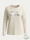 Jenni by Jennifer Moore Why Am I Out Of Bed Cotton Graphic Top Medium