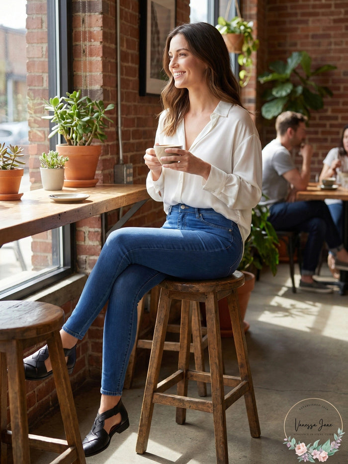 Free People Womens Sweet Jane Skinny Fit Jeans, Size 25