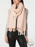 Cejon Solid Travel Fringed Scarf