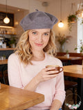 I.N.C. International Concepts Gray Wool Beret Hat