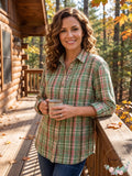 Lauren Ralph Lauren Plaid Cotton Twill Shirt, Size Large