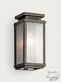 Kichler Lighting 49384OZ Manningham 1LT 11IN Exterior Wall Lantern, Olde Bronze