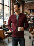 International Concepts Mens Zip-Front Cardigan