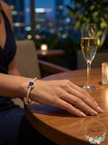 Charter Club Gold-Tone Pave and Colored Crystal Halo Bangle Bracelet