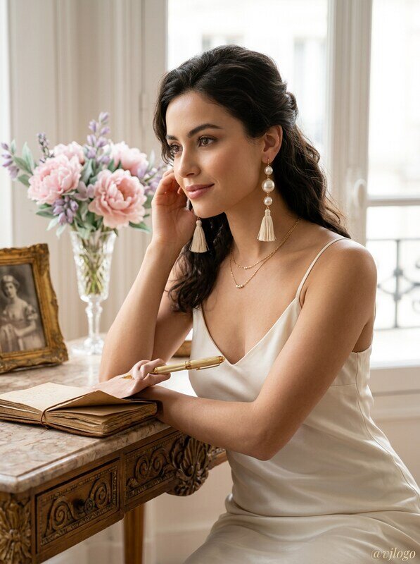 Thalia Sodi Gold-Tone Imitation Pearl and Tassel Drop Earrings