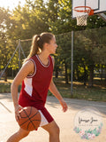 Intensity Womens Flat Back Mesh Basketball Jersey