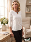 Jm Collection Textured Hardware Top, Size Large