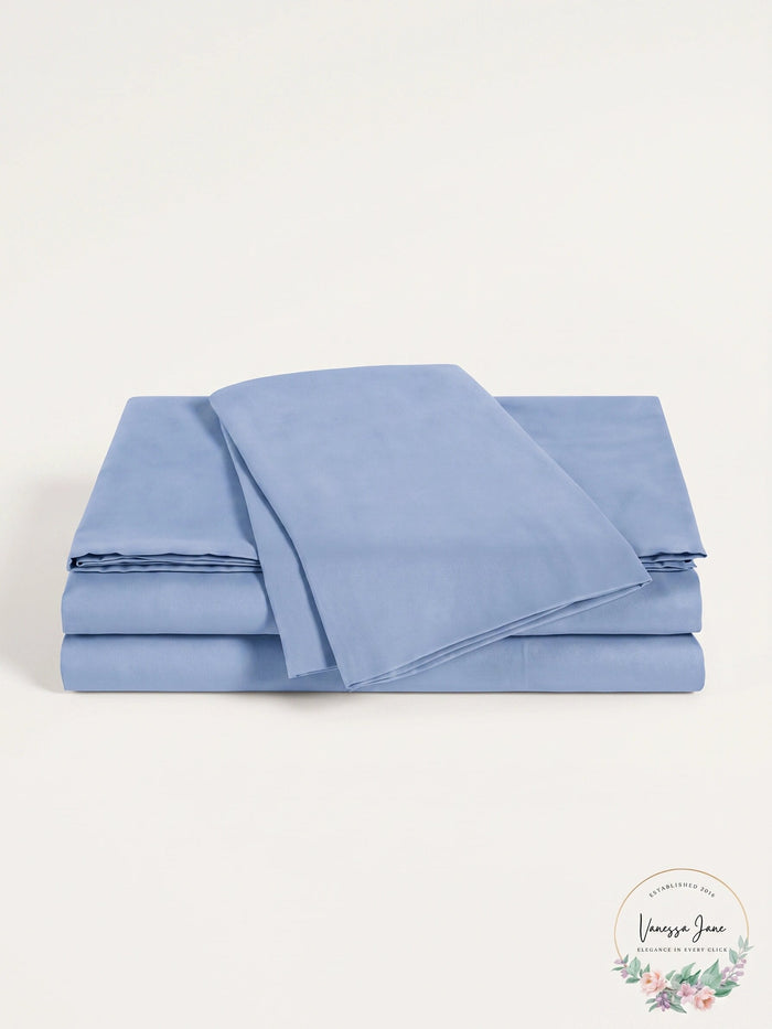 Wellbeing Oxywash Solid 300 Thread Count Sheet Set
