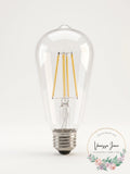Progress Lighting Single 7 Watt Dimmable ST19 Medium (E26) LED Bulb
