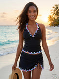 Profile by Gottex Ruffled Side-Slit Skirted Swim Bottoms, Size 20W