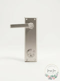 Emtek Double Keyed Passage Milano Leverset with Quincy Mortise
