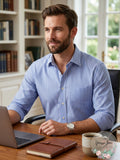 Club Room Mens Slim-Fit Performance Wrinkle-Resistant Striped Dress Shirt