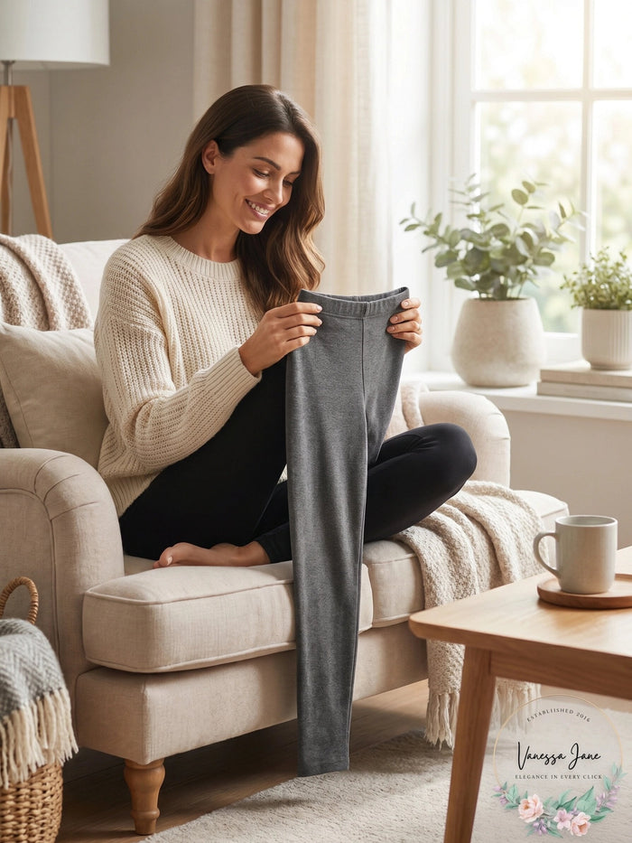Jenni 2-Pk. Leggings, Charcoal Grey, Size Small