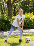 Adidas Big Girls Graphic Tights