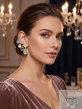 Charter Club Pave and Stone Drop Earrings