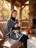 Save the Ocean Sustainable Belted Pullover Poncho