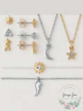Rachel Rachel Roy Two-Tone Stud Earrings, Pendant Necklace & Bracelet 7-Pc.