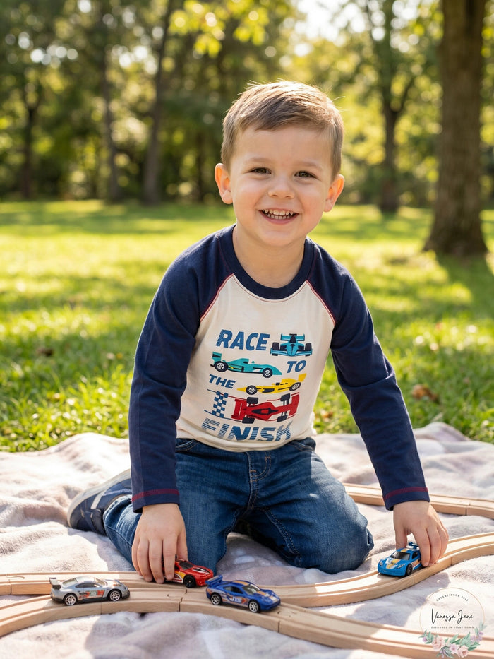 Kids Headquarters Boys Printed Shirt and Joggers