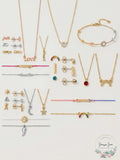 Rachel Rachel Roy Two-Tone Stud Earrings, Pendant Necklace & Bracelet 7-Pc.