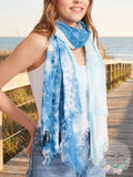 Steve Madden Two-Tone Tie-Dyed Scarf, Various Colors