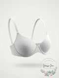 Hanro Womens Cotton Sensation T-Shirt Bra in White (71355) | Size 34E