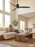 Hinkley Lighting Hover Outdoor Rated 60 Inch Ceiling Fan with Light Kit - 900760