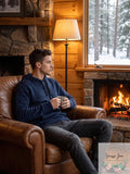 Inc Men's Hooded Marled Sweater