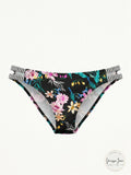 California Waves Juniors Burgandy Wildflower, Size Medium