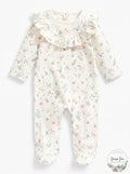 First Impressions Baby Girls Cotton Footed Coverall, Size 0/3Months