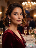 Style and Co Linear Triple Drop Earrings