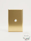 Alno A610-38 Traditional 2-1/4 Long Escutcheon Backplate for Cabinet Knob