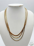 Inc Gold-Tone Layered Pendant Necklace, 17 + 3 Extender