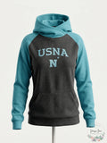 Ouray Sportswear Adult-Women W Asym Redux Hood, Charcoal Surf Heather,Small