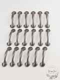 GlideRite  Hardware Type Hooks CC Arch Cabinet Pull, 3in Satin Pewter Lot of 19