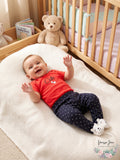 Carters Baby Girls 2-Piece Bodysuit and Pants Set, 3 Months