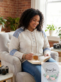Style & Co. Womens Embellished Hoodie Sweatshirt