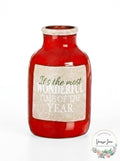 Songs of the Season 7 inch Tall Inscription That Reads Its The Most Wonderful