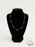 Charter Club Silver-Tone Crystal Cluster Statement Necklace