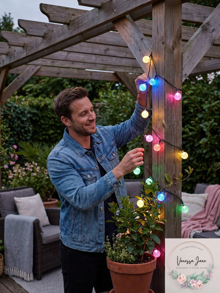 UltraLED Battery Operated Berry Color-Changing Twinkle Light String