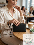 INC International Concepts Deliz Long Bifold Wallet (Black)