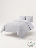 Vcny Home Nina Embossed Comforter Set, Twin XL Bedding