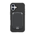 iPhone 16 Rugged Wallet Case with Kickstand - MagSafe, Card Holder | Raider Series