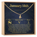 January 14th Capricorn Necklace