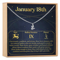 January 18th Capricorn Necklace