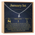 January 1st Capricorn Necklace