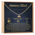 January 22nd Aquarius Necklace