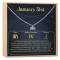 January 31st Aquarius Necklace